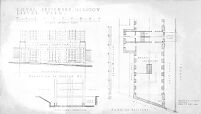 view M0007495: Plan of the Lister Ward, Royal Infirmary, Glasgow, showing basement