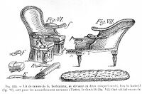 view M0007456: Illustration of a parturition chair designed by Herbienieur