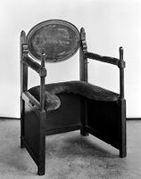 view M0007449: A Portuguese parturition chair, 18th century