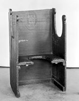 view M0007450: Palermo parturition chair, 18th century