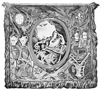 view M0007686: Illustration of the banner of Confrerie des Apothicaires de Lille