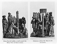 view M0007974:Scultpures of King David and Solomon