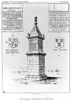 view M0008732: Monument to Duncan Liddel (1561-1613), Pitmeddon, Scotland