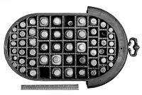 view M0007467: Compartment from naval medicine chest