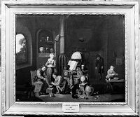 view M0007659: A surgeon treating an injury to a man's foot