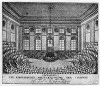 view M0008518: Lecture Hall of the Josephinian Military Academy, Vienna