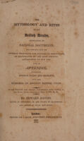 view The mythology and rites of the British Druids, ascertained by national documents; and compared with the general traditions and customs of heathenism, as illustrated by the most eminent antiquaries of our age. With an appendix, containing ancient poems and extracts, with some remarks on ancient British coins... / By Edward Davies.