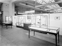 view M0010029: Wellcome Historical Medical Museum exhibit at the Pasteur Exhibition, Science Museum, April-May 1947: general view