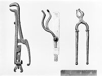 view M0010270: Dental instruments, 16-17th century