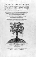 view M0009465: Fuchs: <i>De historia stirpium commentarii</i> (1542), title page.