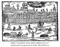 view M0010439: Plague scene from "Londons Lord Have Mercy On Us"