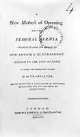 view M0010848: Gimbernat: <i>A new method of operating</i>, 1795: title page