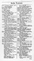 view M0010827: Index Latinus: L, from Salmon's herbal, 1710