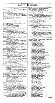 view M0010823: Index Latinus: F-G, from Salmon's herbal, 1710
