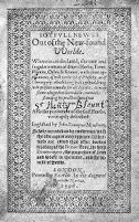 view M0011068: Monardes: <i>Joyfull newes</i>, 1596: title page