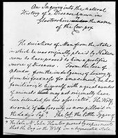view M0011055: First page of a manuscript by Edward Jenner: "Inquiry into the natural History of a Disease…Cow-pox"