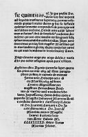 view M0011647: Senensis: <i>Dicta super quarta fen primi Canonis Avicenna</i>, 1485: colophon