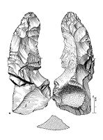 view M0011094: Flint instruments from the Old Stone Age: the blade