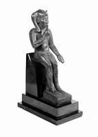 view M0011112: Bronze figure of the Egyptian deity Harpocrates, also known as Horus the Younger