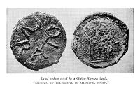view M0011557: Lead token used in a Gallo-Roman bath