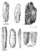 view M0011095: Flint instruments from the Old Stone Age: the blade
