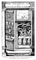 view M0011072: Smoking scene from the title page of Brathwait's <i>The Smoking Age</i>, 1617