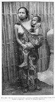 view M0011442: Javanese woman holding her four year old child