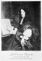 view M0011996: Portrait of William Brouncker, 2nd Viscount Brouncker (1620-1684), English mathematician and first president of the Royal Society