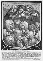 view M0011548: Hogarth's "The Company of Undertakers", 1736