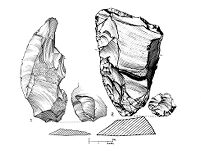 view M0011093: Flint instruments from the Old Stone Age: the blade