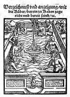 view M0012630: Illustration of a mineral bath