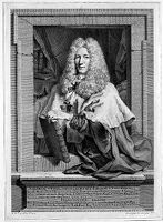 view M0011881: Reproduction of a portrait of Étienne François Geoffroy (1672-1731), French physician and chemist