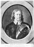 view M0011860: Reproduction of an mezzotint portrait of Oliver Cromwell (1599-1658), English general and Lord Protector of the British Isles from 1653-1658