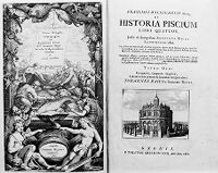 view M0012484: Frontispiece and title page from <i>De Historia Piscuim…</i>, 1686