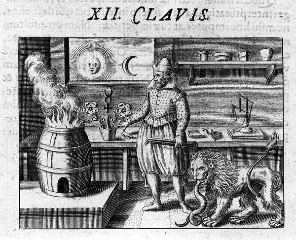 M0012405: Illustration of the 'Twelfth Key of Basil Valentine'