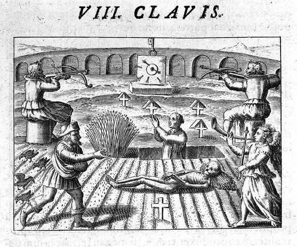 M0012401: Illustration of the 'Eighth Key of Basil Valentine'