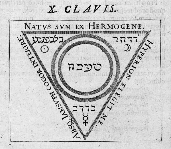 M0012403: Illustration of the 'Tenth Key of Basil Valentine'