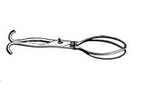 view M0012276: Illustration of McFerran's obstetrical forceps