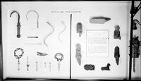 view M0012349: Section on personal hygiene in the Gallery of Primitive Medicine, Wellcome Historical Medical Museum, 1946