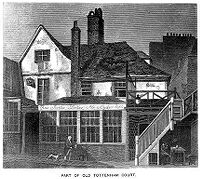 view M0012502: Illustration of part of Old Tottenham Court.