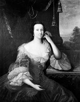view M0012497: Reproduction of a portrait of Lady Barry, wife of Sir Nathaniel Barry (1725?-1785) after cleaning
