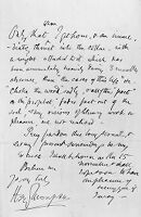 view M0011531: Letter from Sir Henry Thompson to Mr. Knowles