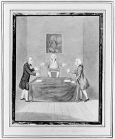 view M0011616: "The grand appeal", from Foot: <i>The Life of John Hunter</i>, 1794