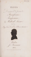 view Hints designed to promote beneficence, temperance, and medical science / By John Coakley Lettsom.