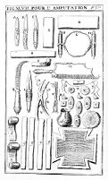 view M0012956: Illustration of instruments for amputation.