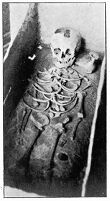 view M0013708: Child's grave showing bottle in situ, found in Aquincum
