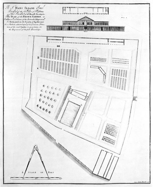 M0013589: Plan for improvements to Physic Garden in the Society of Apothecaries of London.