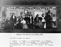 view M0013380: Photograph of the cast of 'The New Boy', St. Mary's Hospital, 1905.