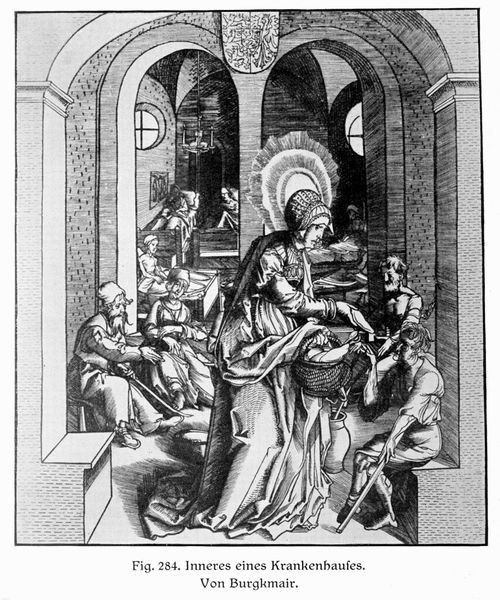 M0013207: Illustration of an interior of a hospital