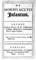view M0013903: Harris: <i>De morbis acutis infantum</i>, 1689: title page